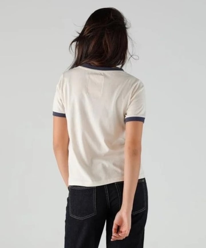 Dames T-shirt ecru