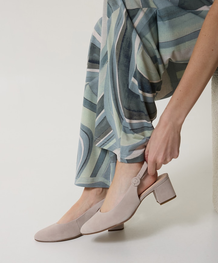 dames slingbacks ecru