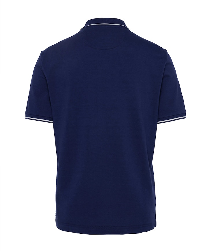 Heren polo blauw