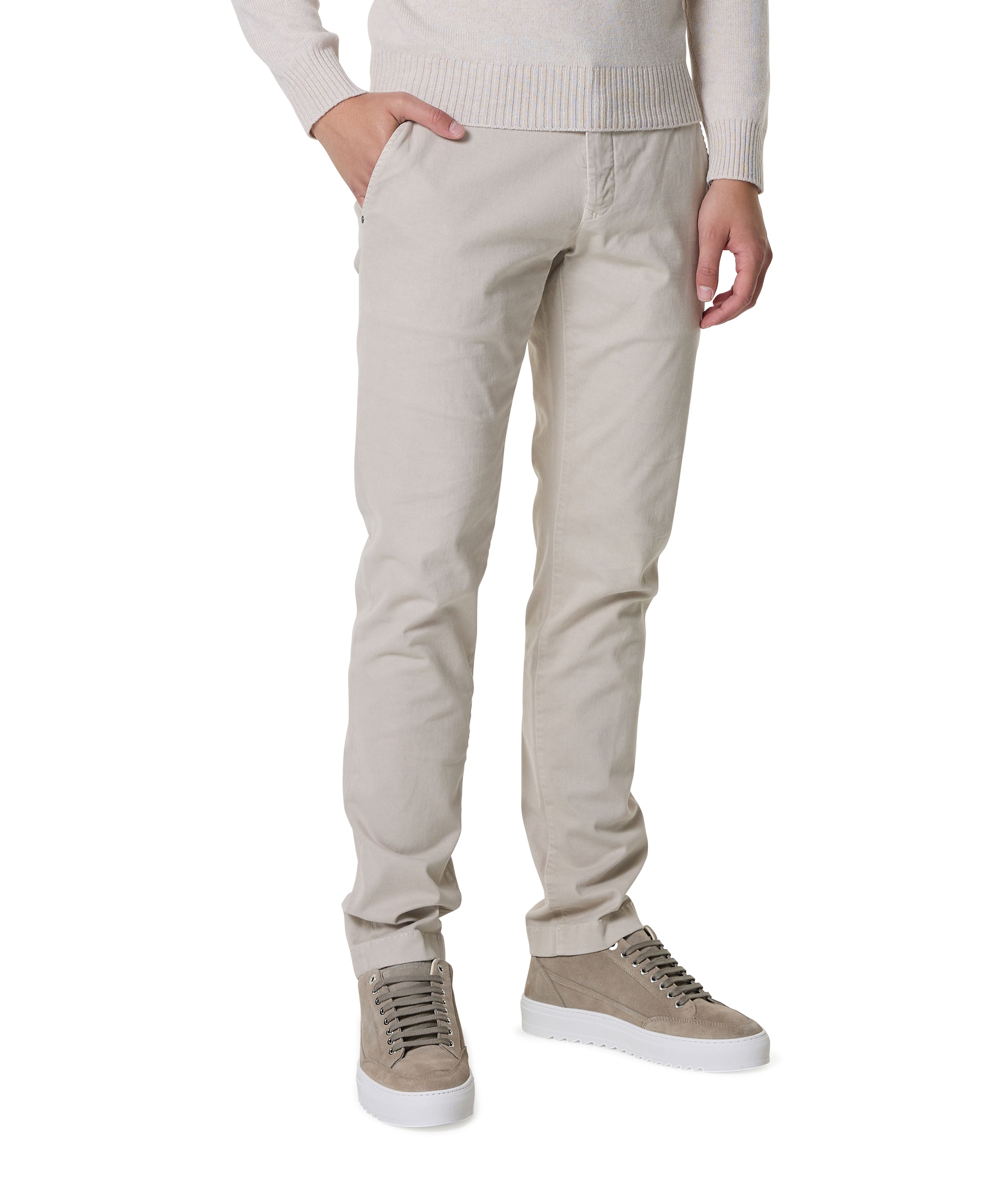 Bobby Slim Fit broek beige