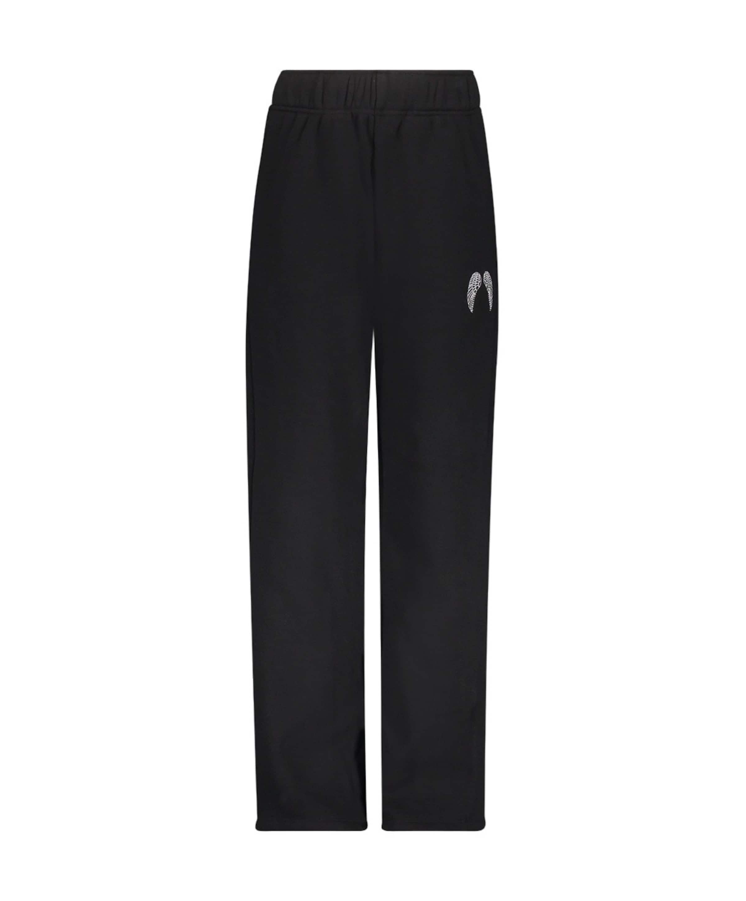 Wing Sweatpant meisjes broek zwart