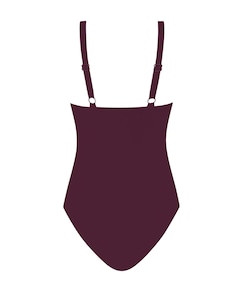 Dames badpak bordeaux