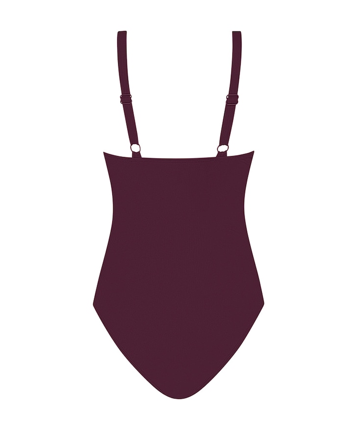 Dames badpak bordeaux