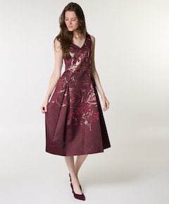 Dames jurk bordeaux