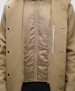Heren jas beige