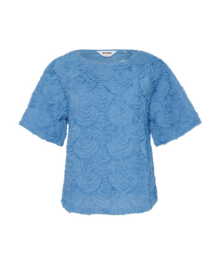 Pom Amsterdam Dames top blauw 181858 | Van Tilburg
