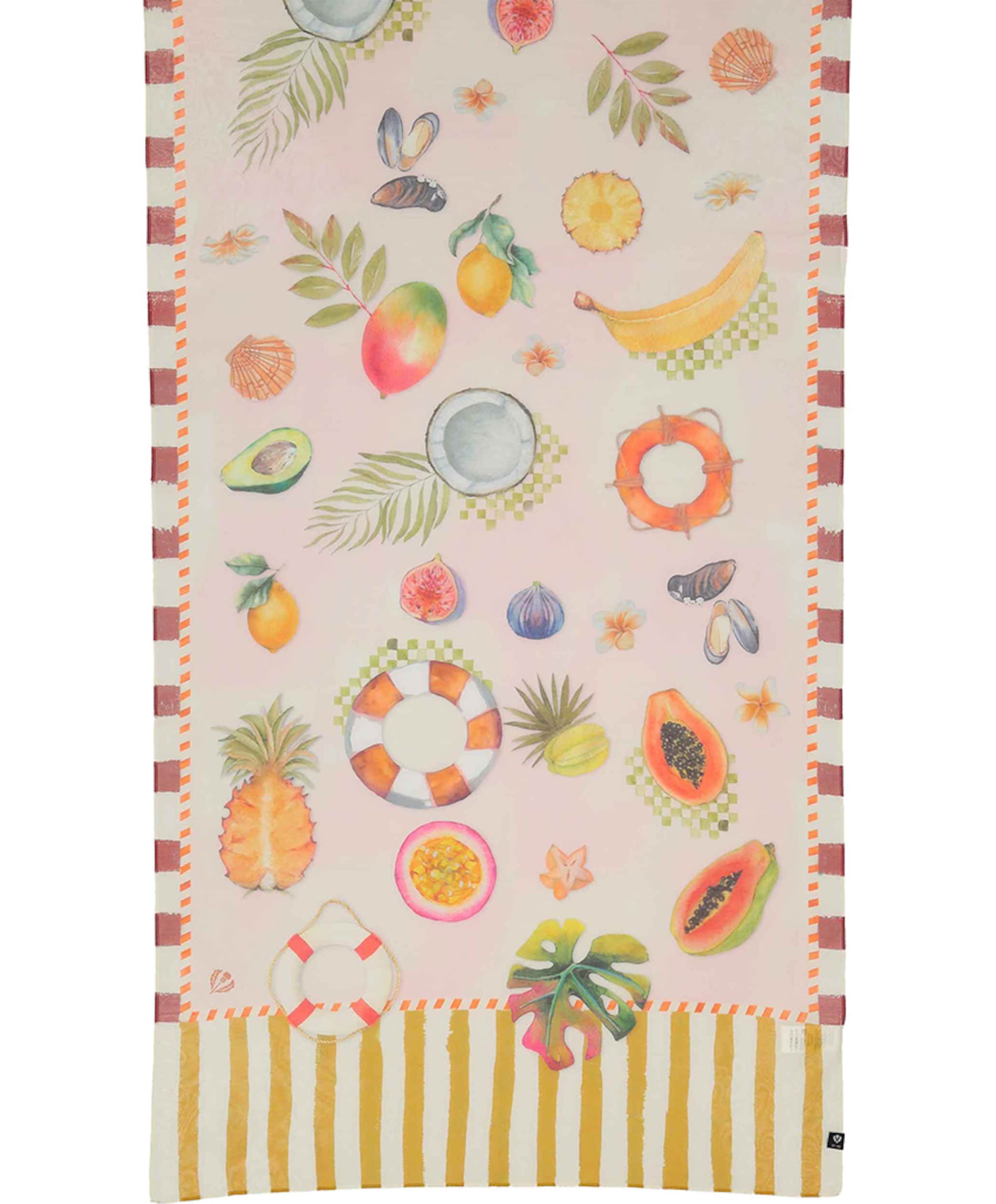 Dames sjaal multicolor