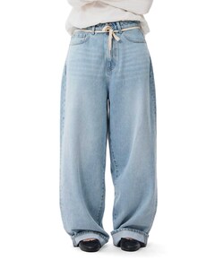 Baggy fit dames jeans blauw