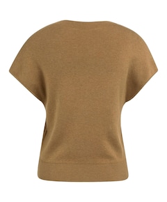 Dames vest bruin