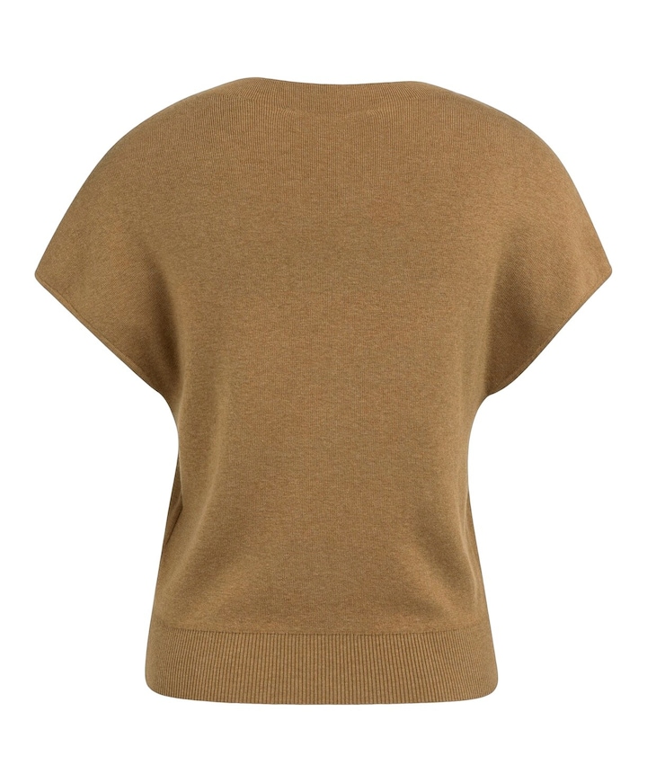 Dames vest bruin