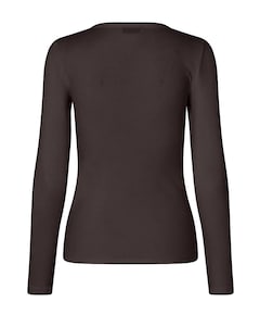 Dames longsleeve bruin