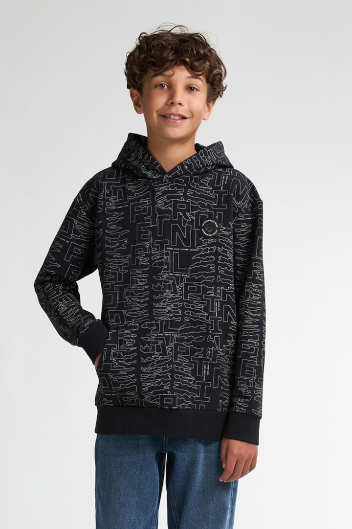 Jongens hoodie zwart