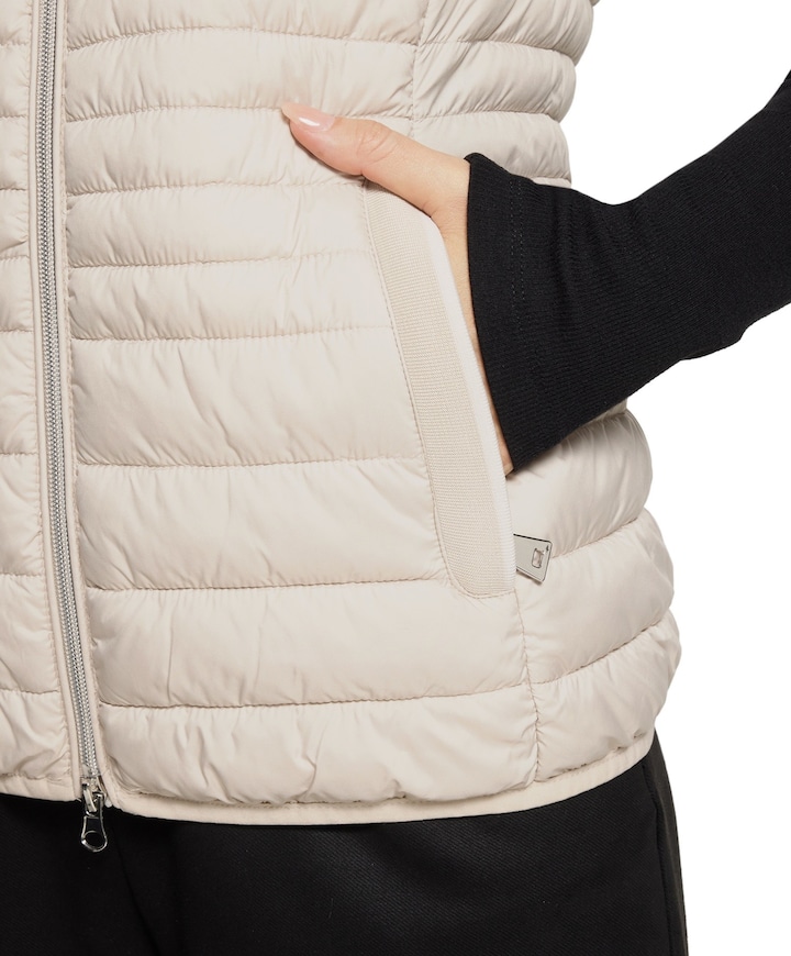 Dames bodywarmer beige