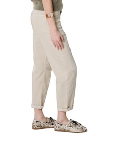 Caitlina Sidepatch Colour dames jeans beige