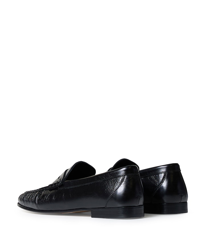 Penny loafers zwart