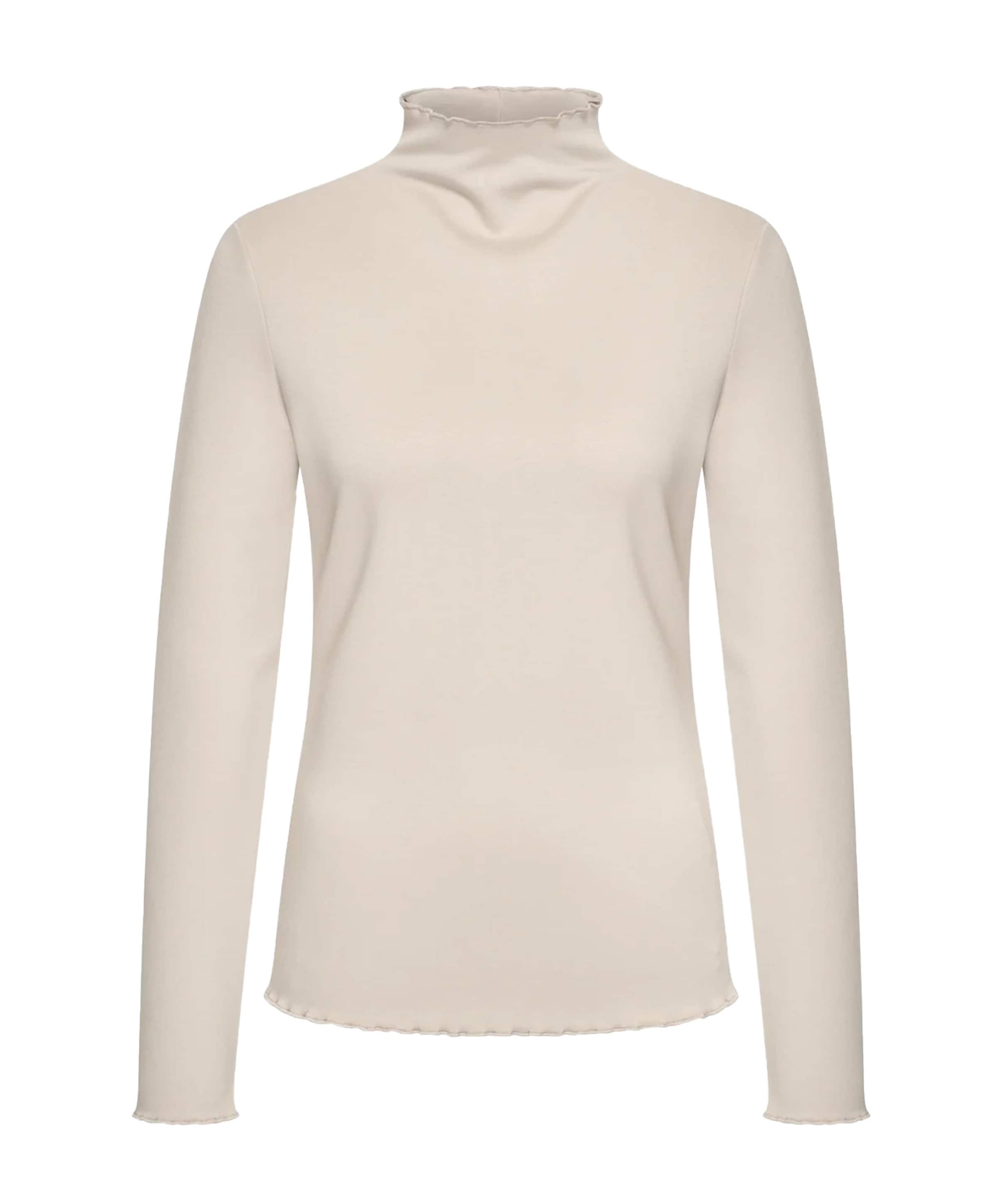 Dames longsleeve beige