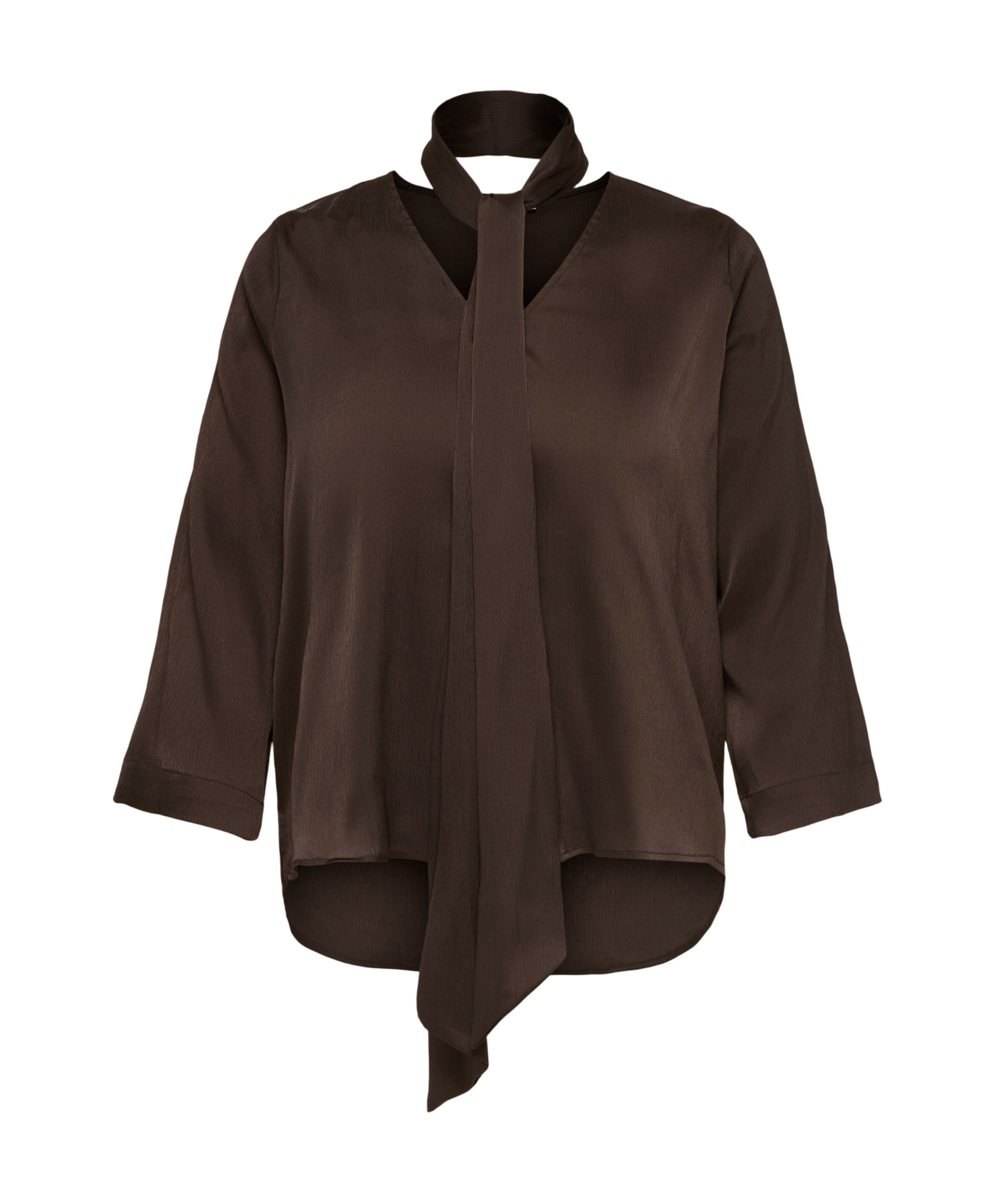 Dames blouse bruin