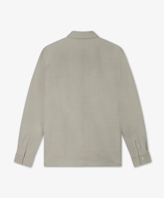 Heren overhemd lange mouw beige