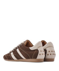 June Jackie dames sneakers bruin