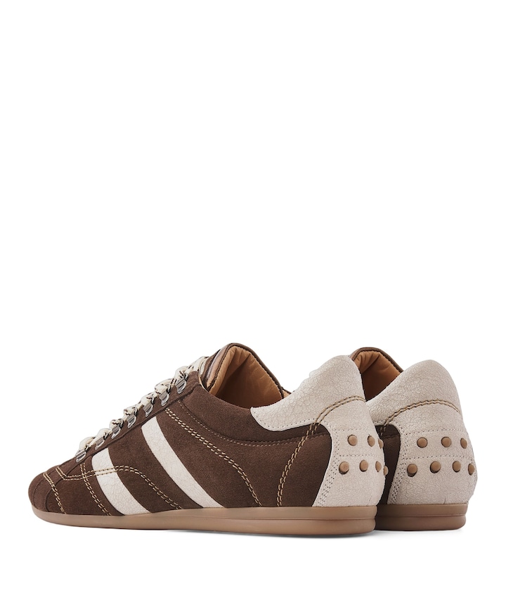 June Jackie dames sneakers bruin
