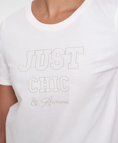 Dames T-shirt ecru