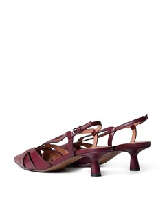 dames slingbacks bordeaux