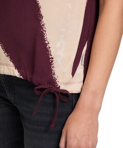 Dames t-shirt bordeaux