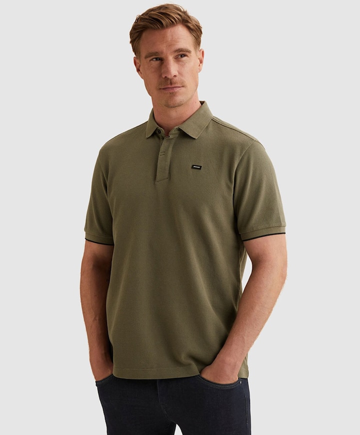 Heren polo groen