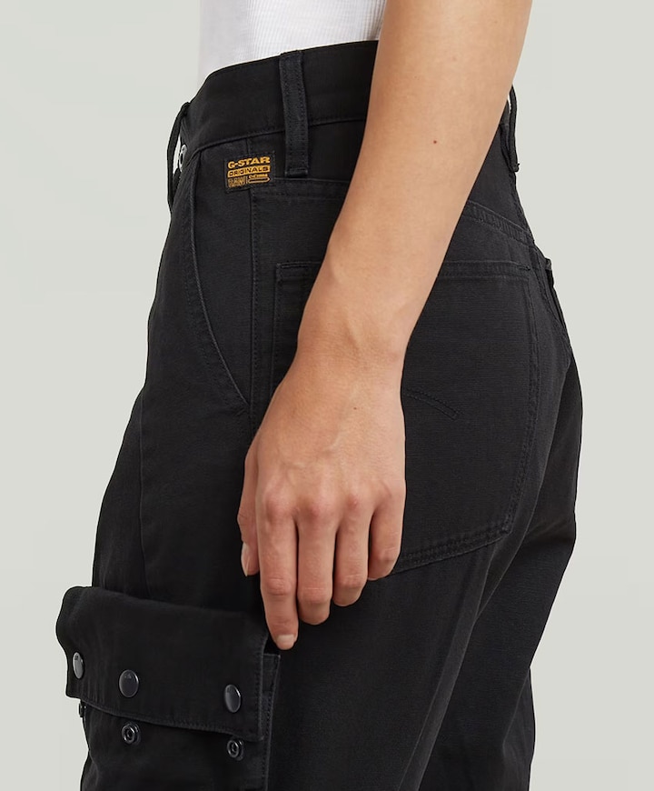 Mega cargo wmn dames broek zwart