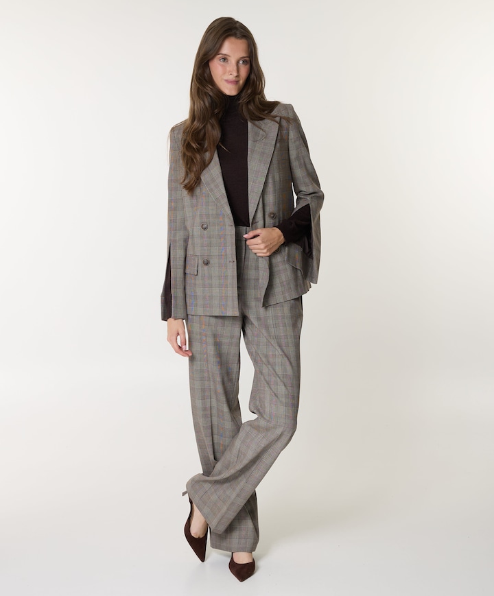 Dames blazer beige