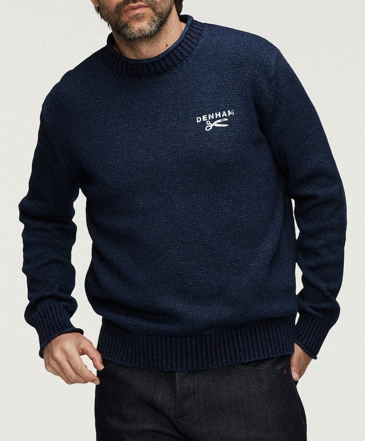 Heren trui blauw