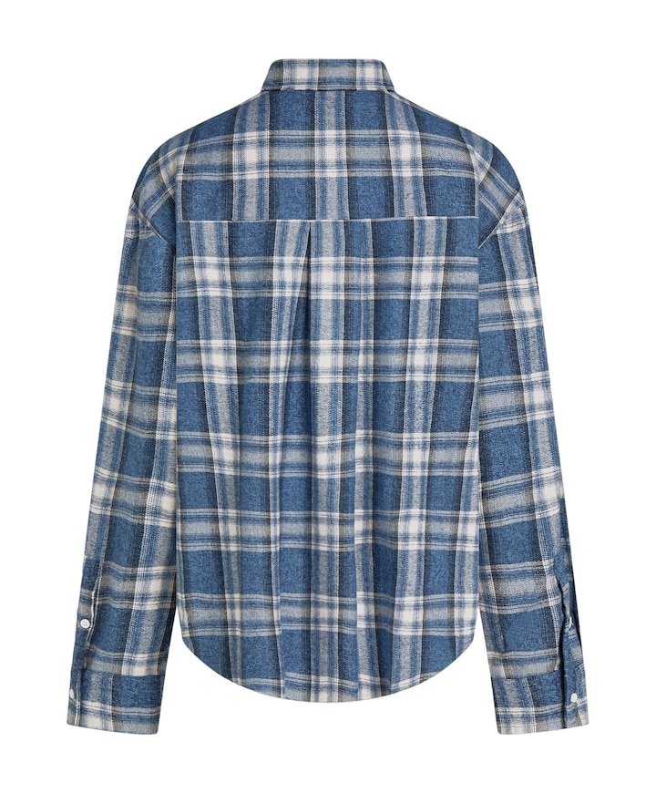 Dames blouse blauw