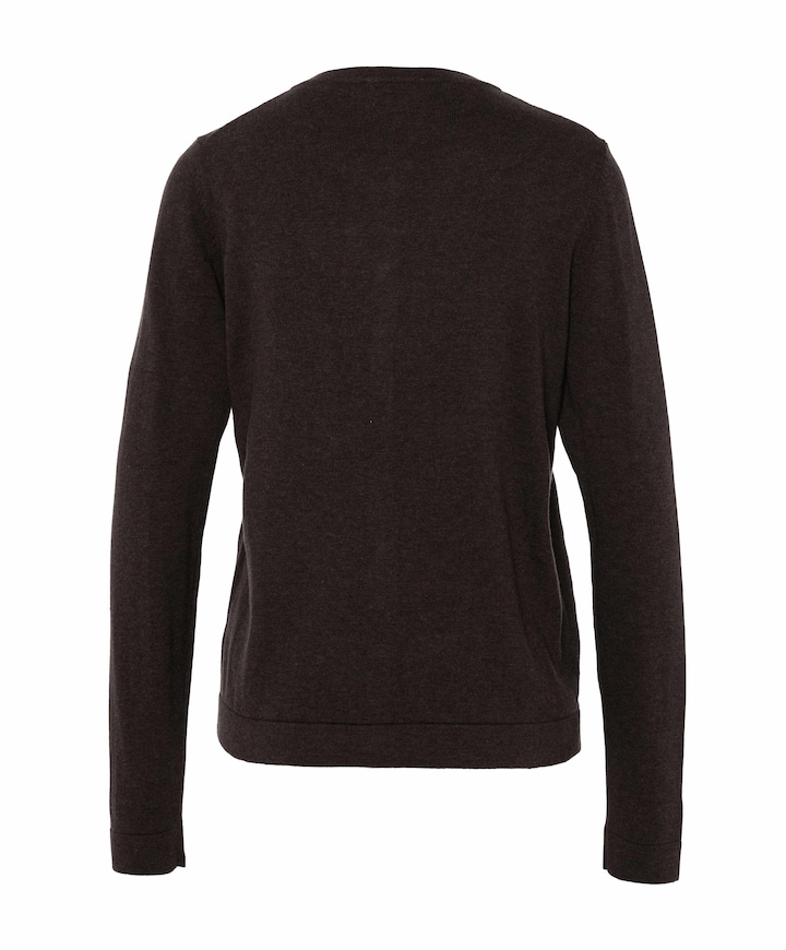 Dames vest bruin
