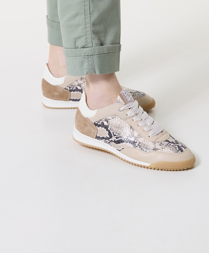 dames sneakers beige