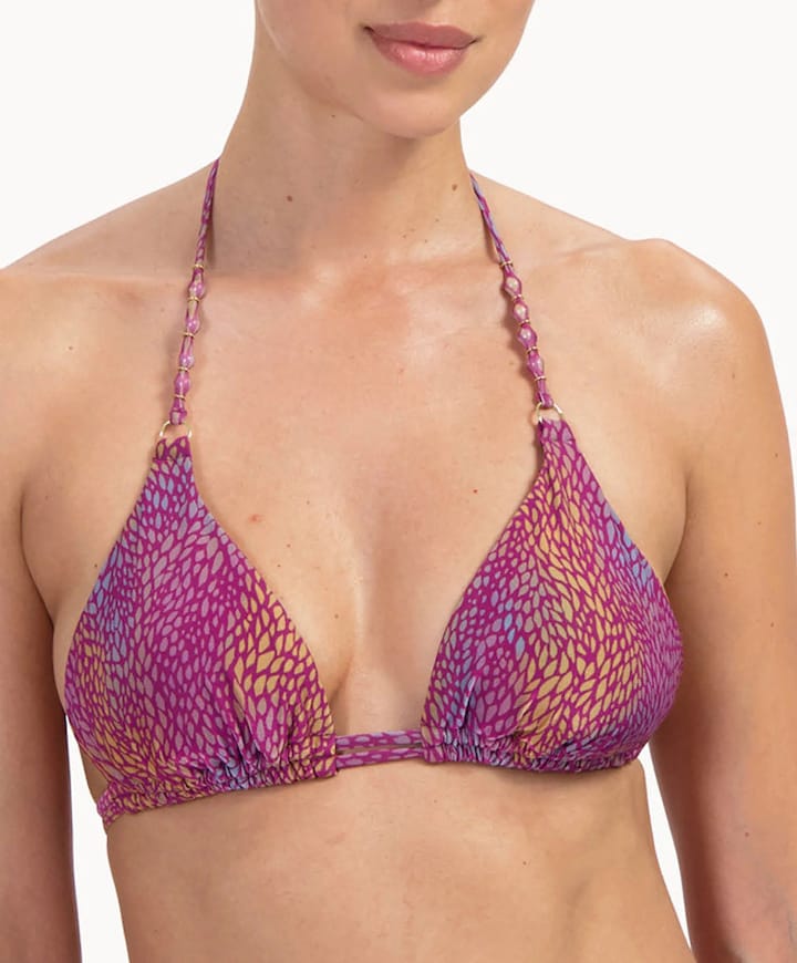 Dames bikinitop paars