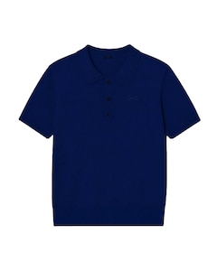 Heren polo blauw