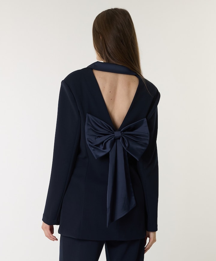 Dames blazer blauw