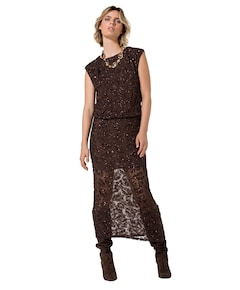 Dames rok bruin