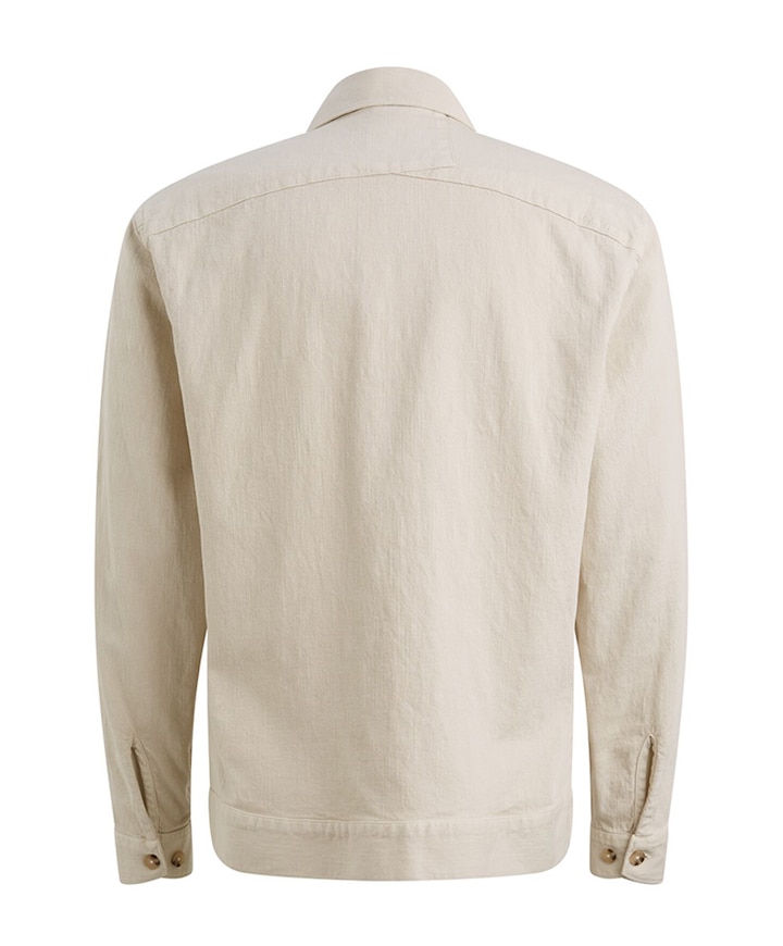 Heren overshirt beige