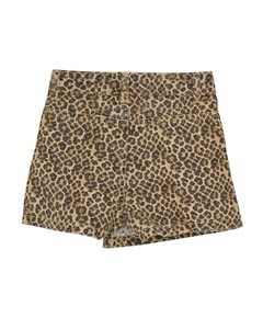 Twill Skort Animal meisjes korte broek beige