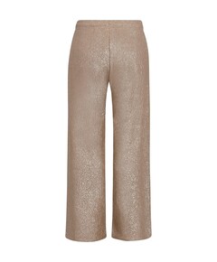 Fenya metallic straight leg meisjes broek goud