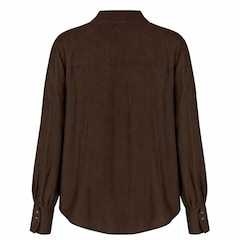 Dames blouse bruin