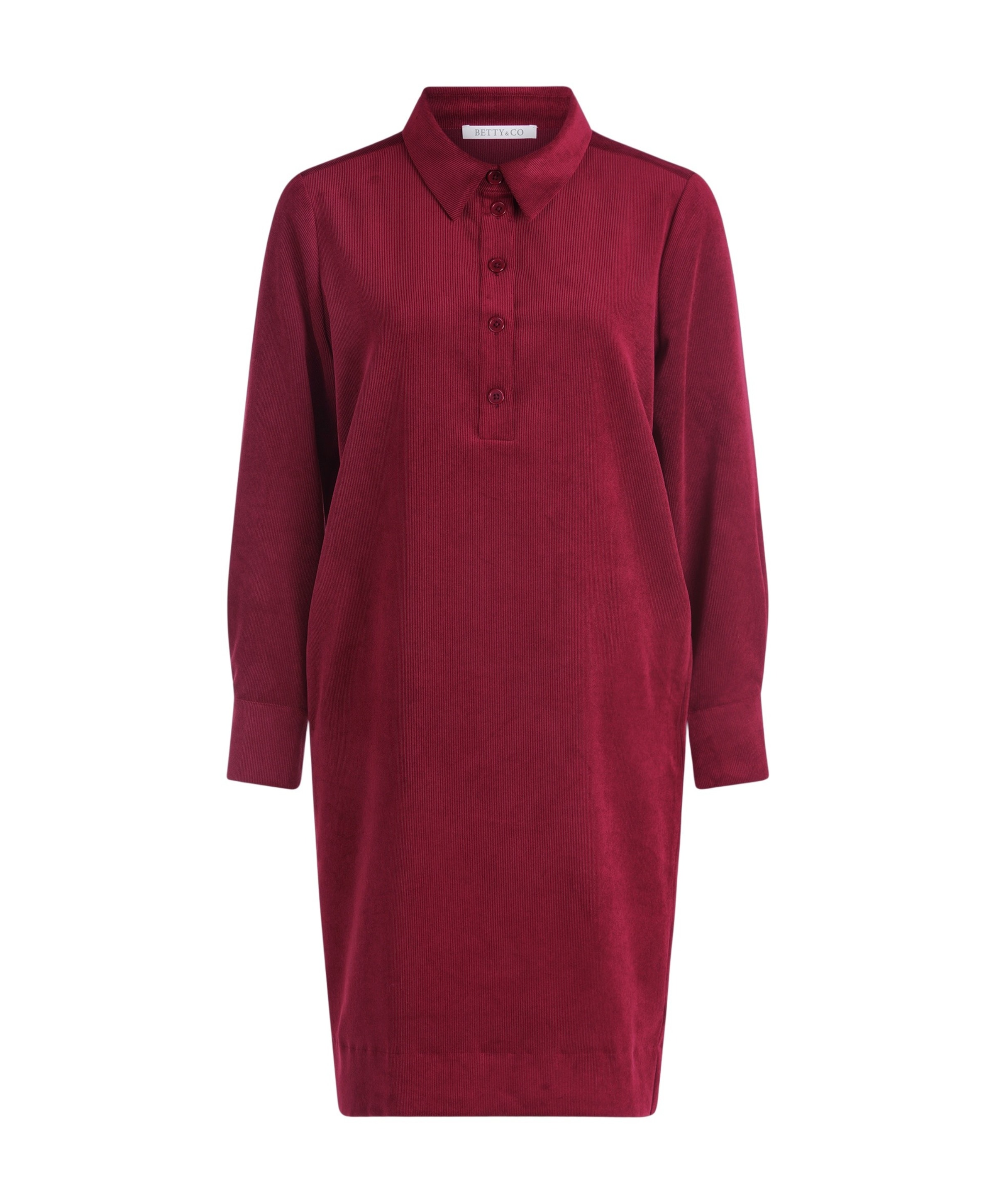 Dames jurk bordeaux