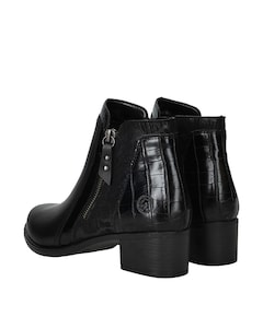 dames enkellaarzen zwart