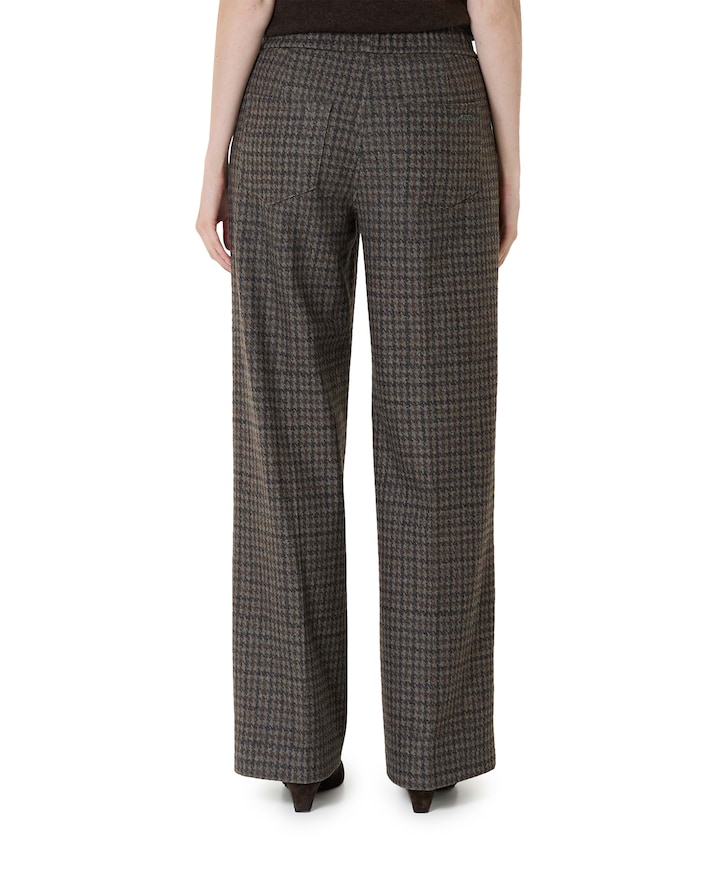 Mara Wide Leg Casual dames broek beige