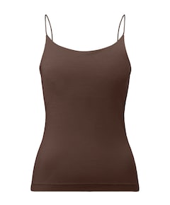 Dames top bruin