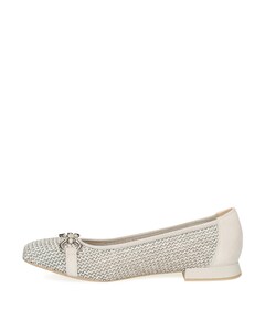 Woms Ballerina dames ballerina's ecru