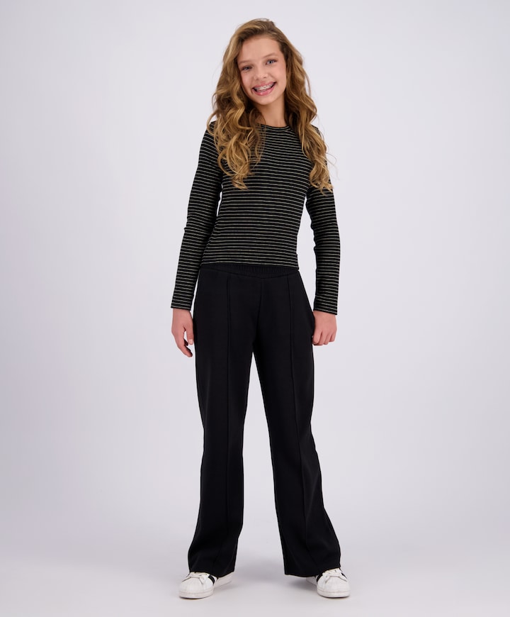 Meisjes longsleeve zwart