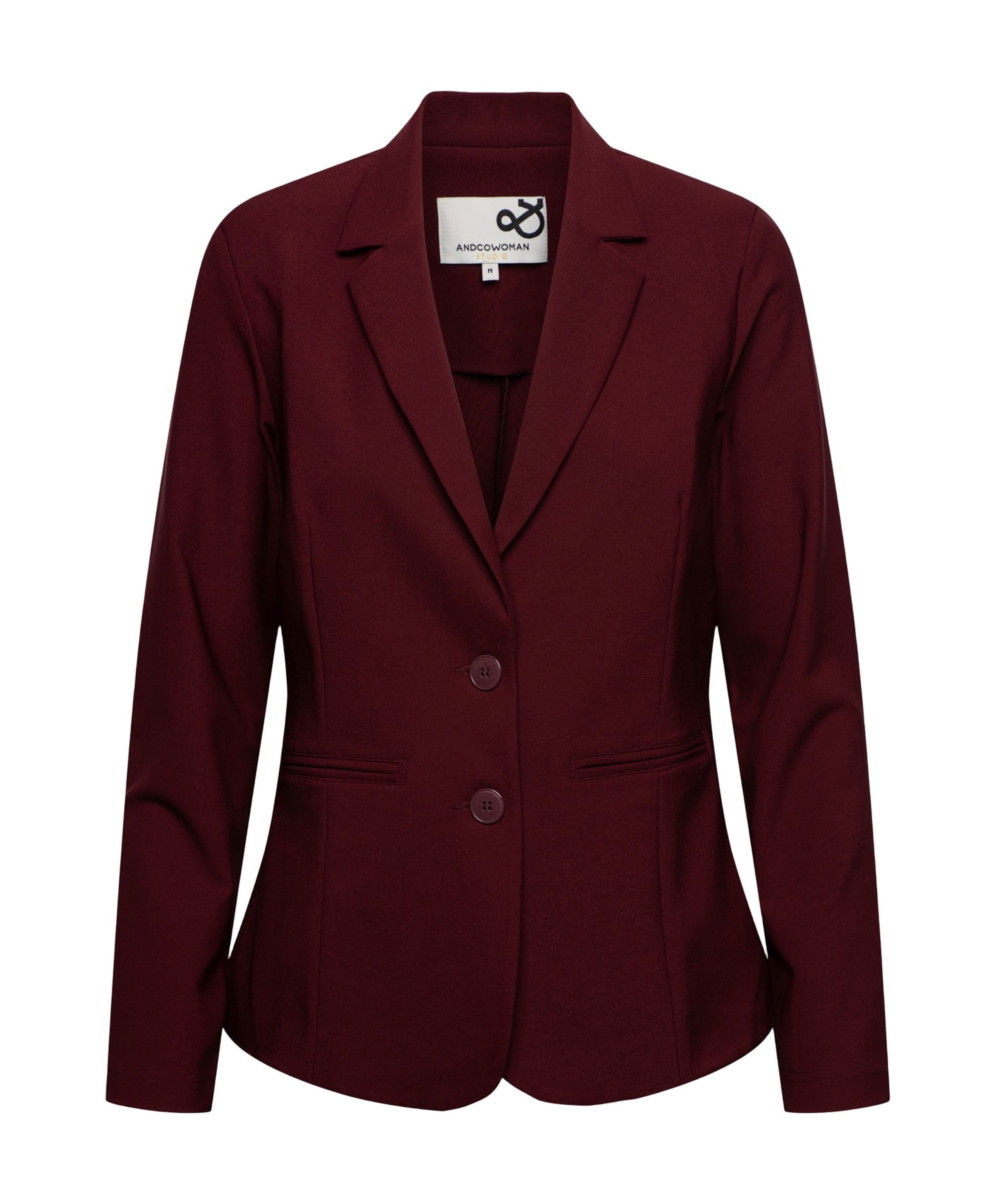 Dames blazer bordeaux
