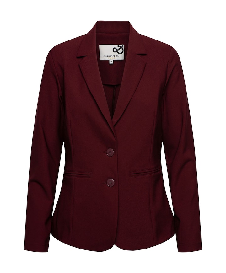 Dames blazer bordeaux